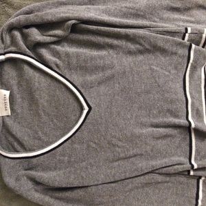 Striped V Neck Croptop